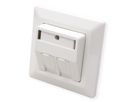 ROLINE Embase pour modules, 2 ports, pour keystones