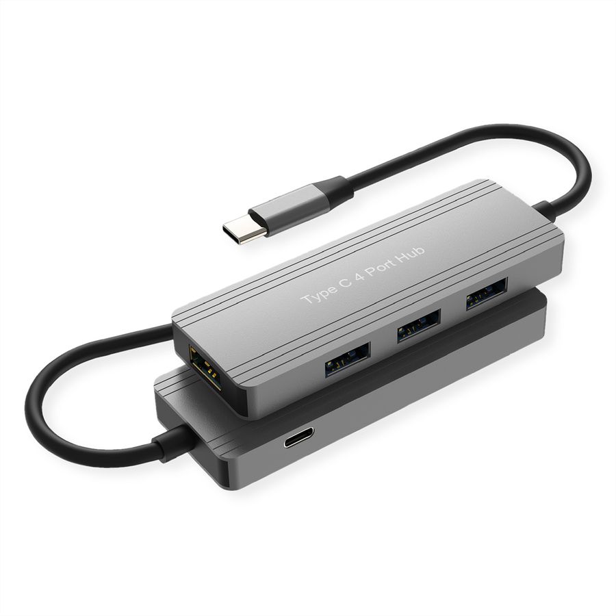 VALUE Hub USB 3.2 Gen 1, 4 ports, type C