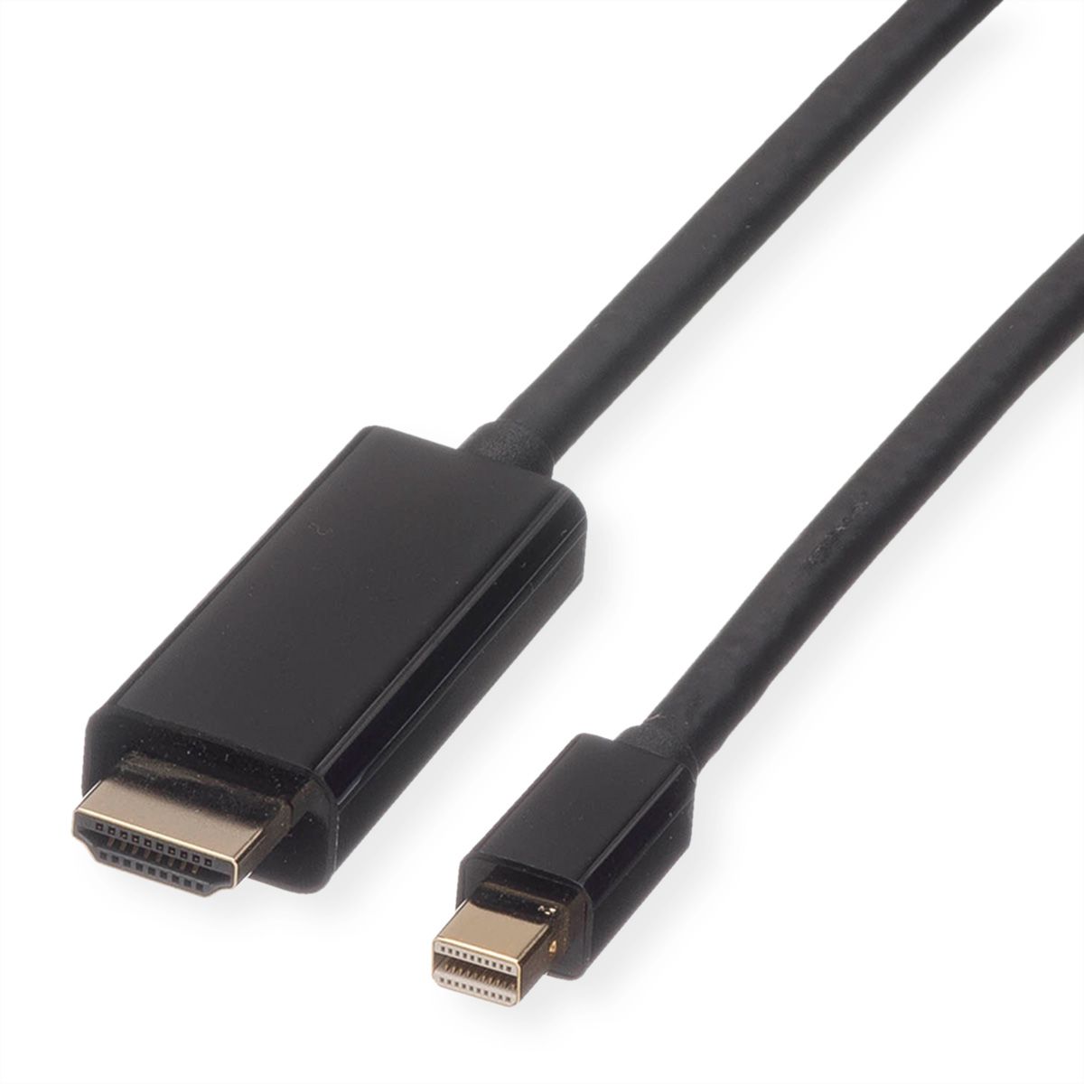ROLINE Câble Mini DisplayPort, Mini DP - UHDTV, M/M, noir, 1 m