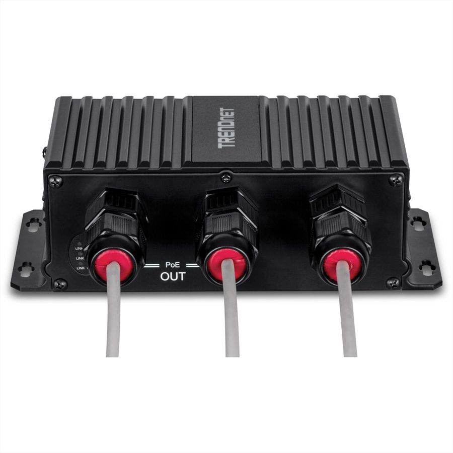 TRENDnet TI-EU120 Extenseur UPoE Gigabit extérieur industriel à 2 ports