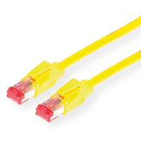 Cordon DRAKA Cat.6 (Classe E) HP-FTP, UC400, LSOH, jaune, 0,5 m