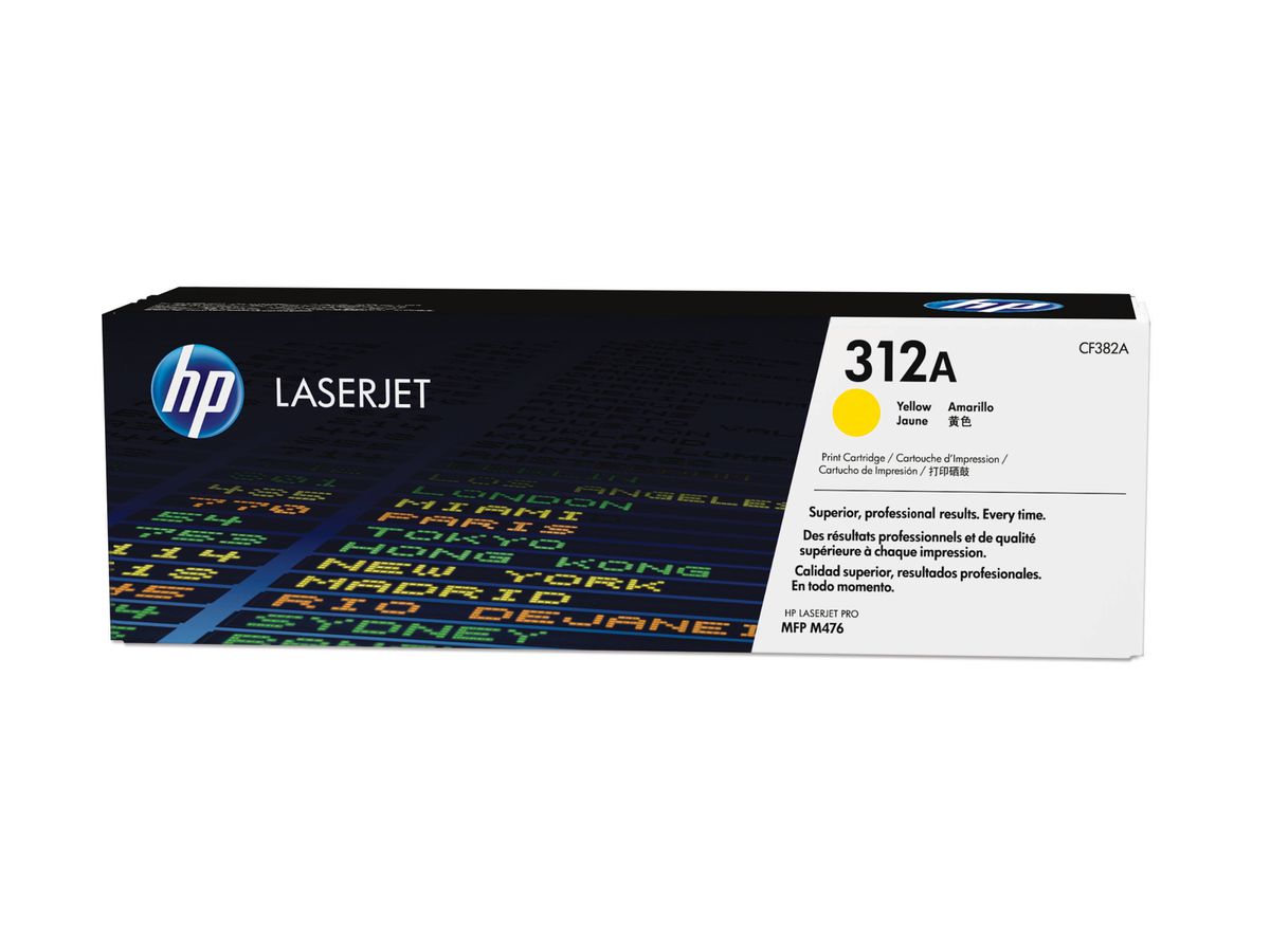 HP Cartouche 312A toner Jaune LaserJet