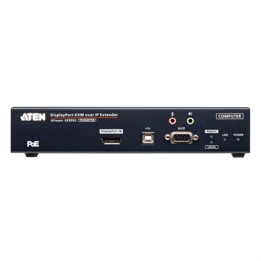 ATEN KE9952T Emetteur KVM un affichage DisplayPort 4K sur IP avec PoE