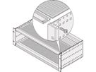SCHROFF EuropacPRO Plaque de recouvrement pour rail horizontal type L, Light, 42 CV, 175 mm