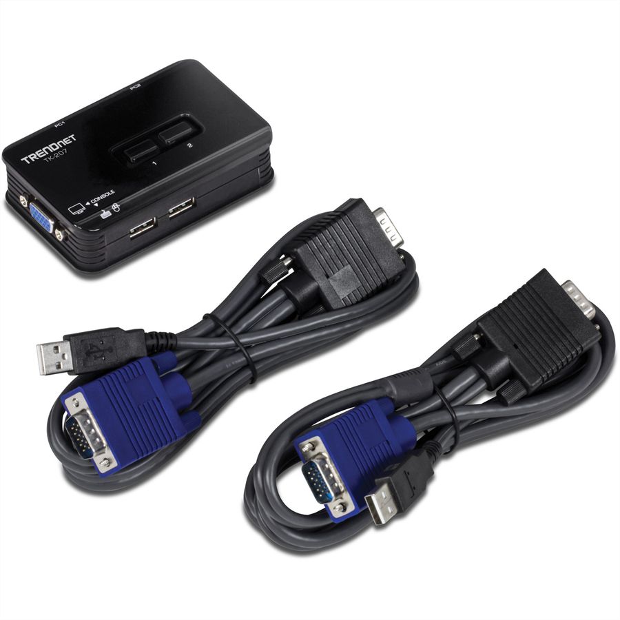 TRENDnet TK-207K Kit de switch KVM à 2 ports USB