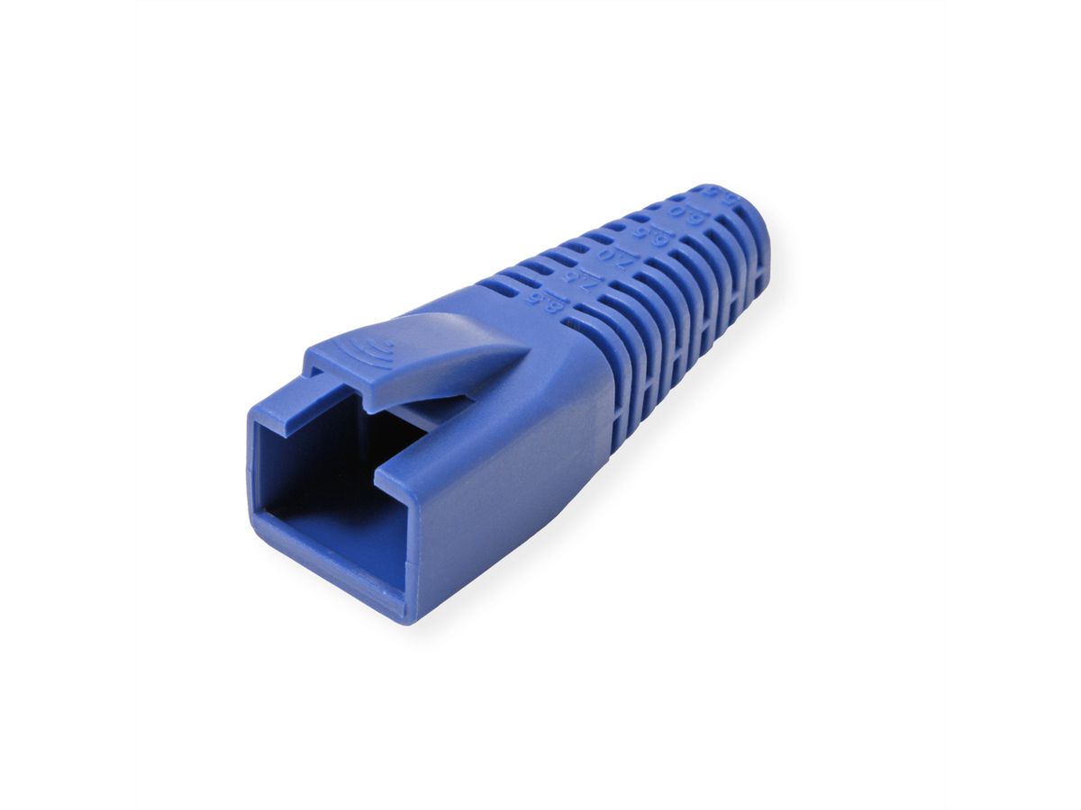 ROLINE Embout anti-pliage, pour RJ-45, 10 pièces, bleu