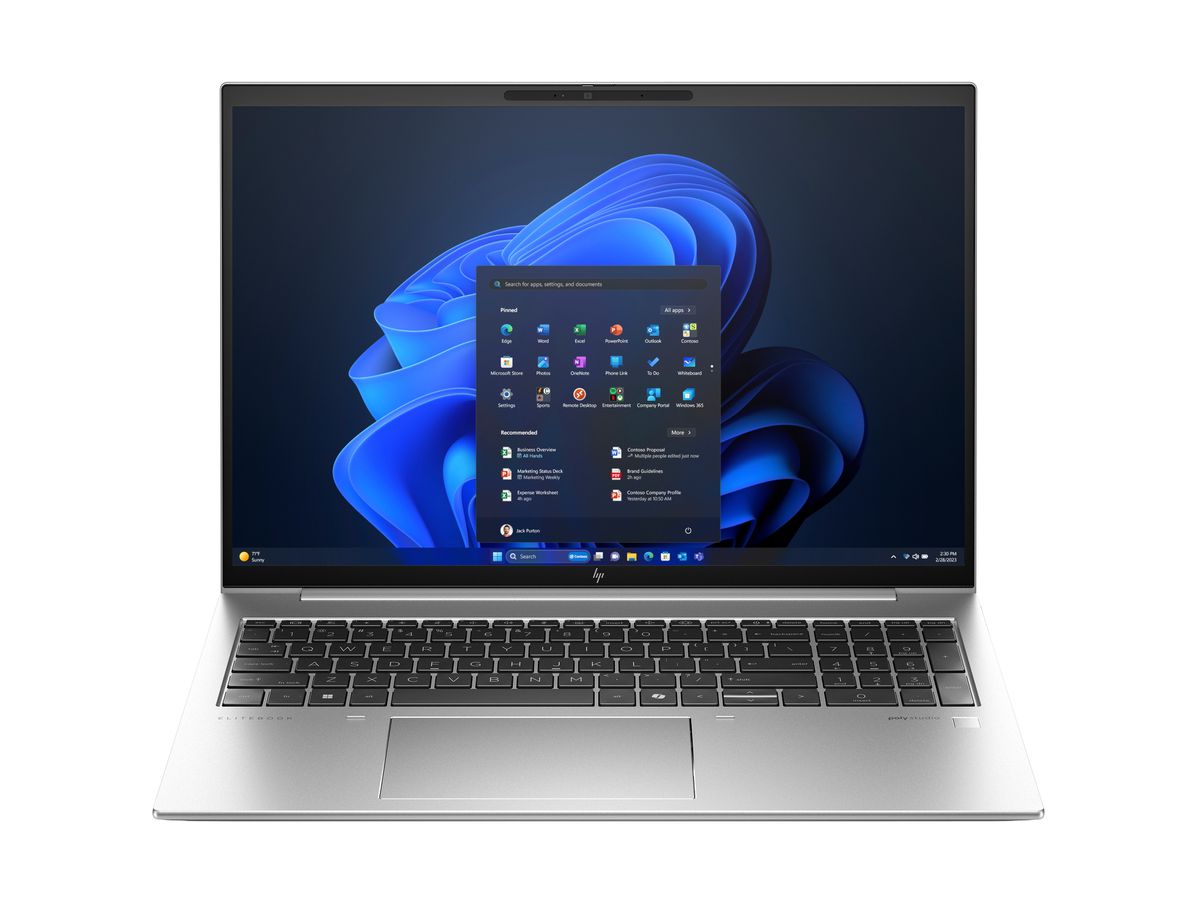 HP EliteBook 860 G11 Intel Core Ultra 5 125U Ordinateur portable 40,6 cm (16") WUXGA 16 Go DDR5-SDRAM 512 Go SSD Wi-Fi 6E (802.11ax) Windows 11 Pro AI PC Argent