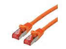 Cordon ROLINE S/FTP(PiMF) Cat.6, LSOH, Component Level, orange, 2 m