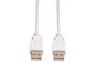 VALUE Câble USB 2.0 Type A-A, blanc, 3 m