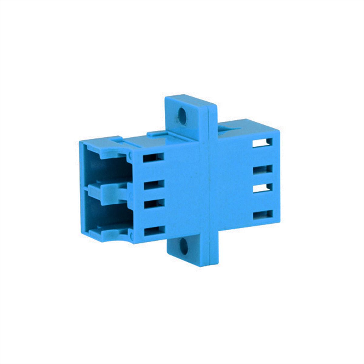 TELEGÄRTNER Coupleur LD Duplex, Singlemode et Multimode, Manchon en céramique, boîtier en plastique, bleu, Z77
