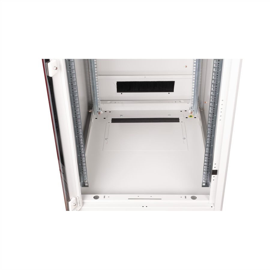 ROLINE 19" Baie réseau Pro 42U, 600x800 LxP Porte verre gris