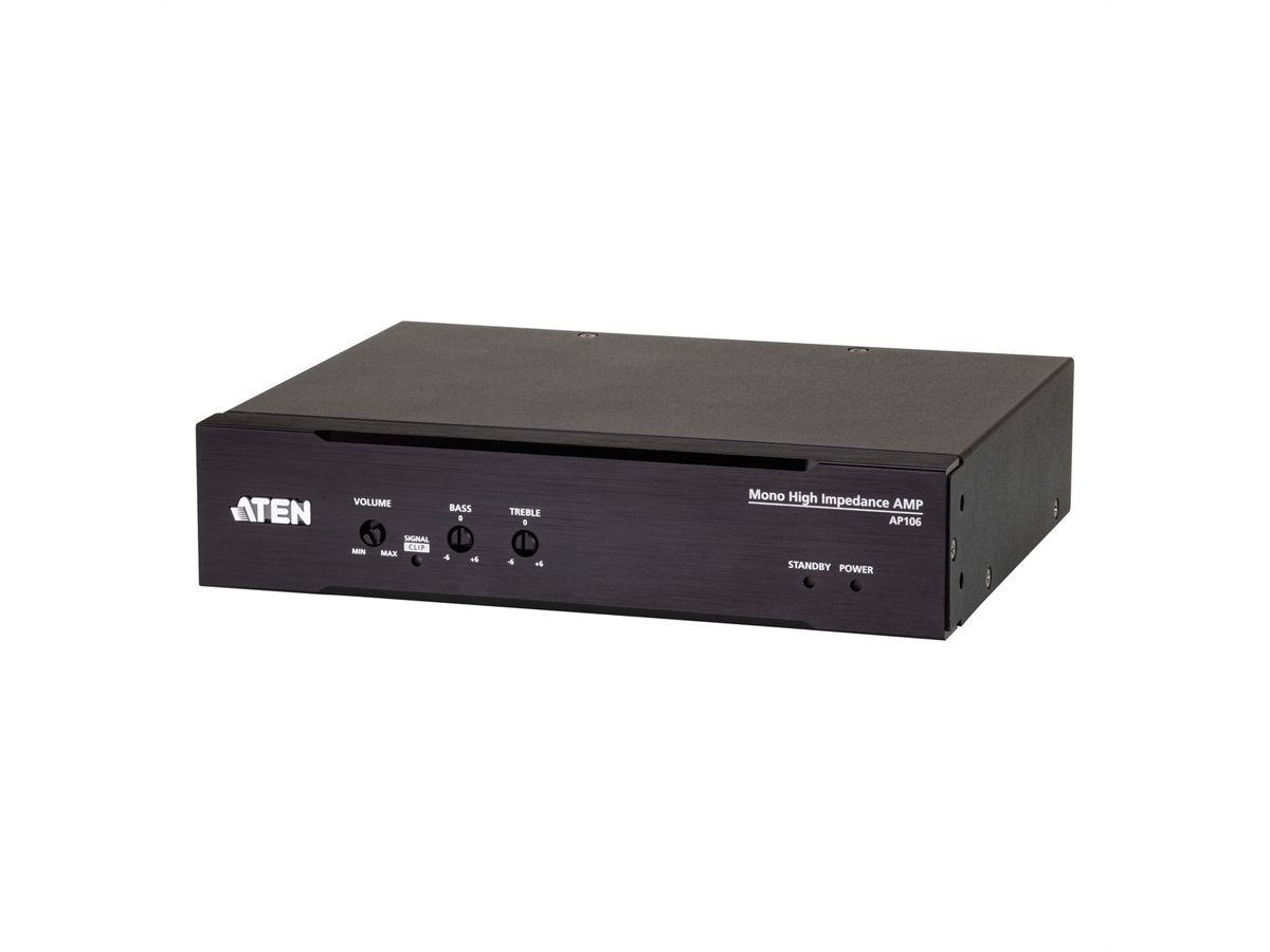 ATEN AP106 Amplificateur de puissance mono haute impédance de 60 W