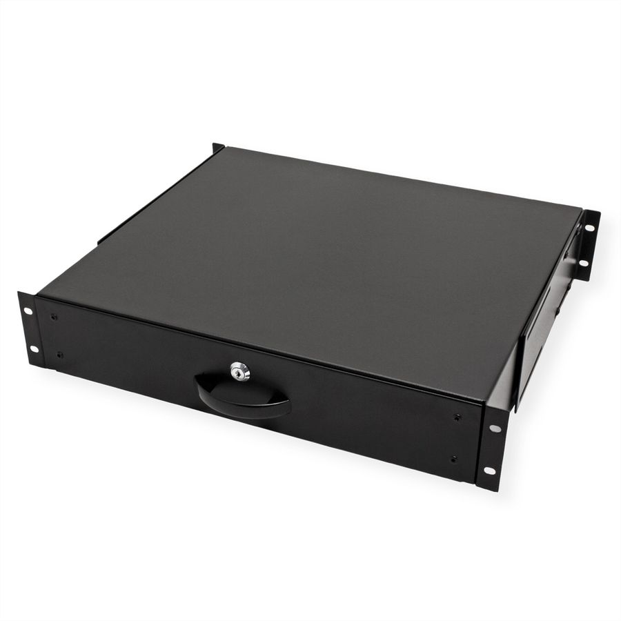 ROLINE 19" Tiroir pour clavier 2U, 400P verrouillable noir