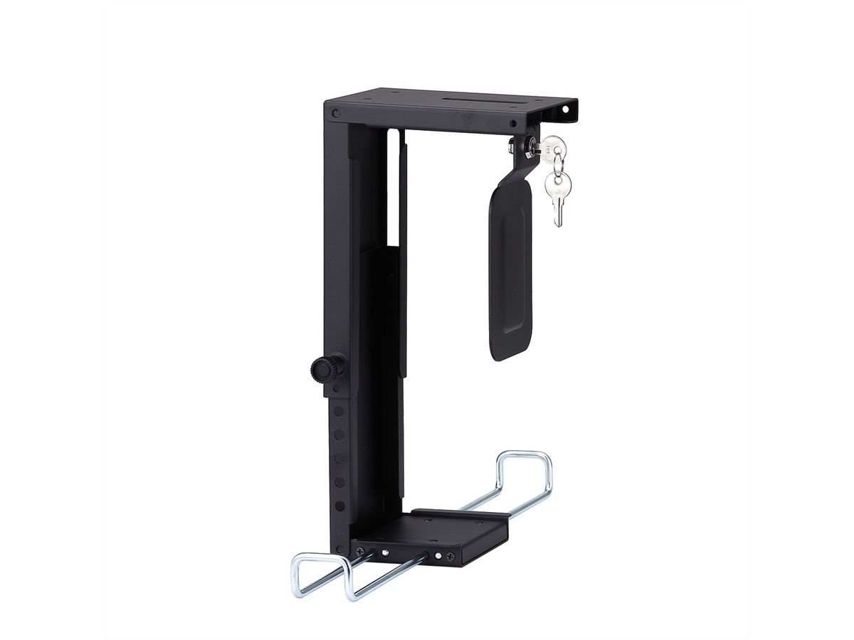 ROLINE Support pour Slim/Mini PC, verrouillable, noir