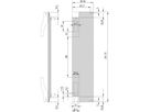 SCHROFF Plug-In Unit U-Profile Face avant pour poignée XL, compatible avec microrupteur, 6 U, 12 CV, 2,5 mm, alu, anodisé frontal, conducteur arrière