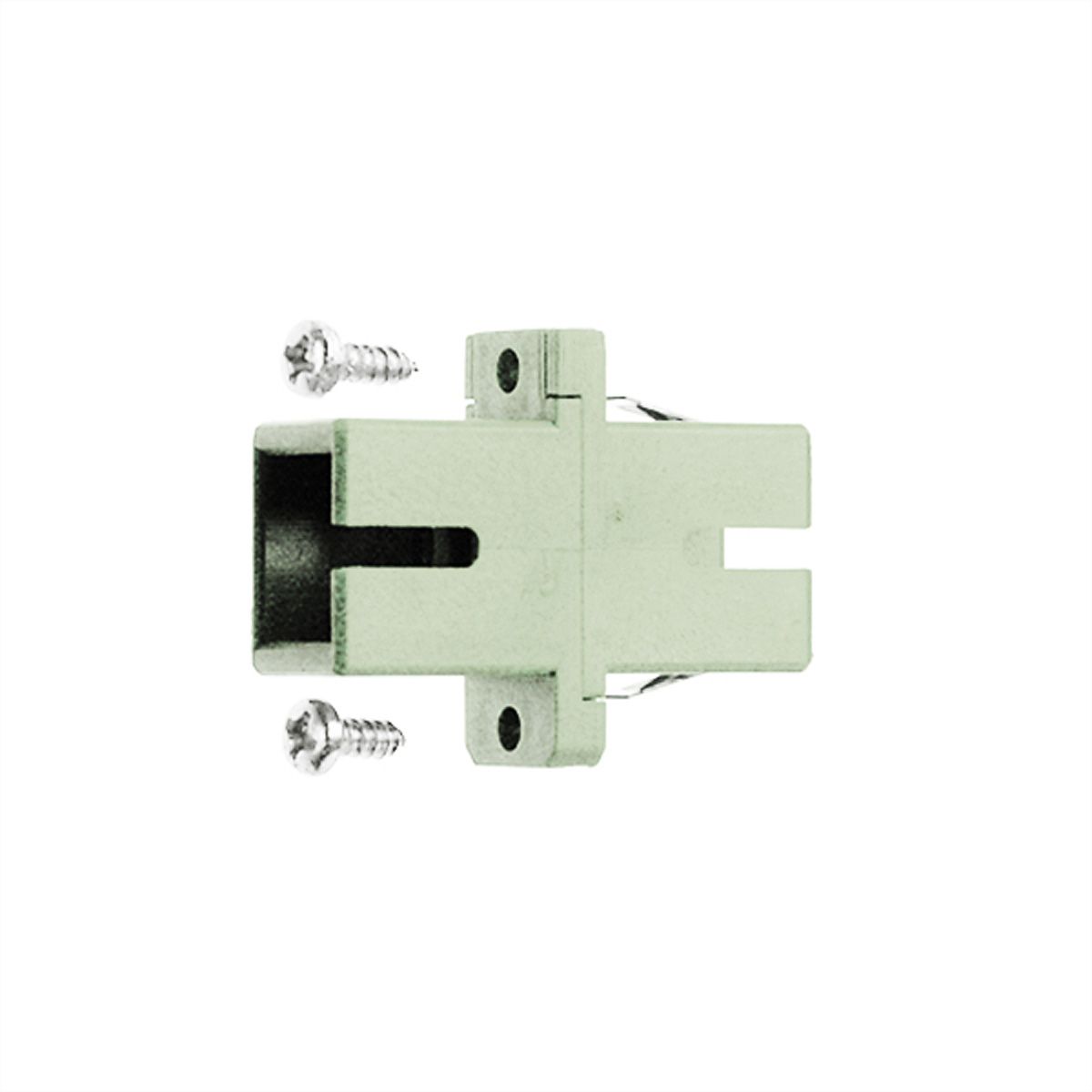 TELEGÄRTNER  Coupleur SC, Multimode, Manchon en céramique, boîtier en plastique, beige, Z77