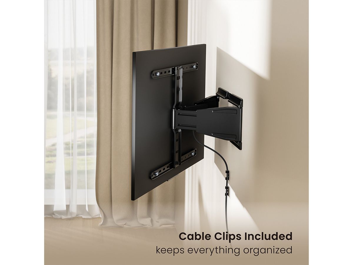 VALUE Support mural pour écrans LCD, ultra-slim, 43-90 pouces, jusqu'à 50 kg