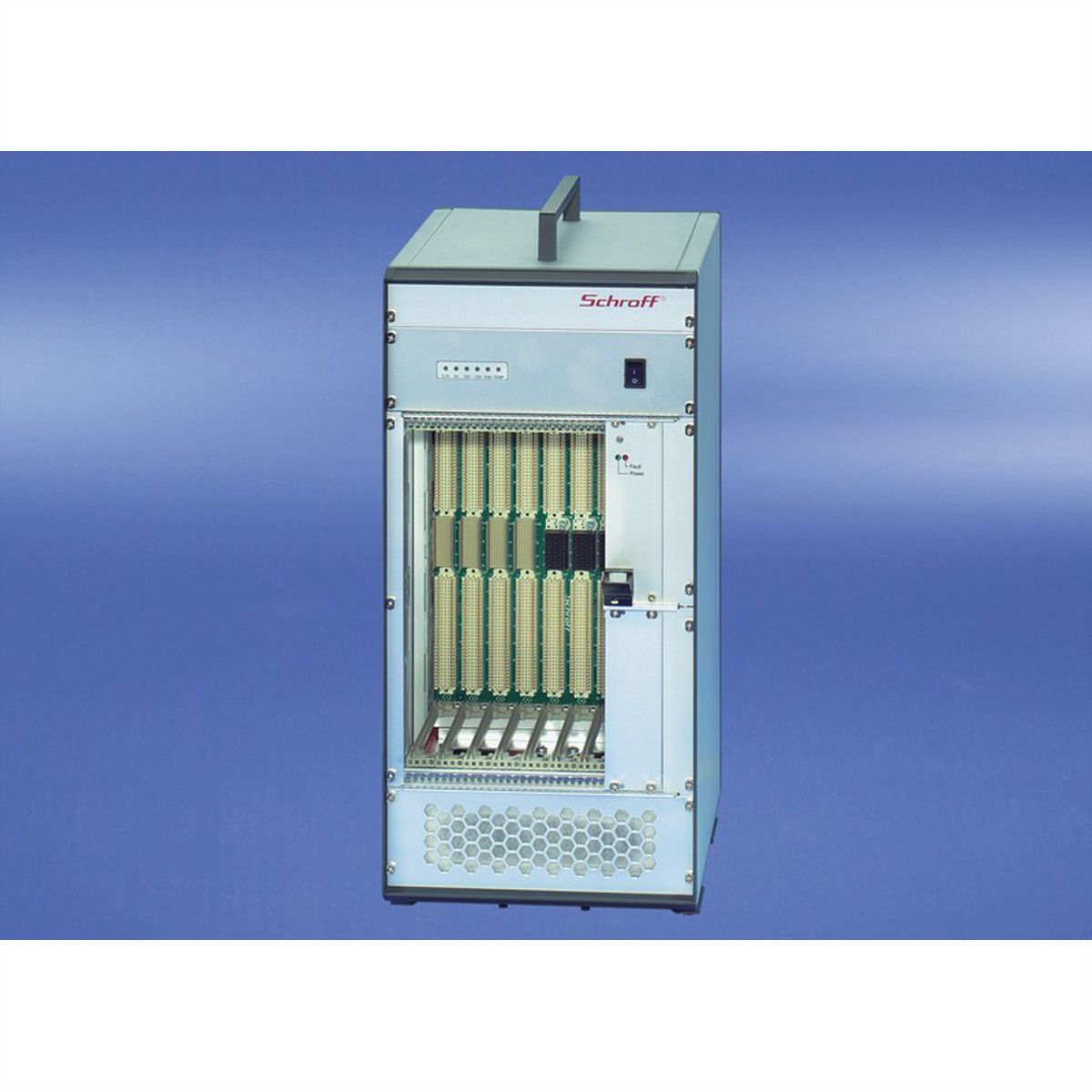Système VXS SCHROFF, tour, 5 U, 7 slots, alimentation enfichable