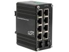 EXSYS EX-62035MPoE-SFP Mini commutateur industriel 8+2 ports Gigabit SFP PoE+, géré par le Web