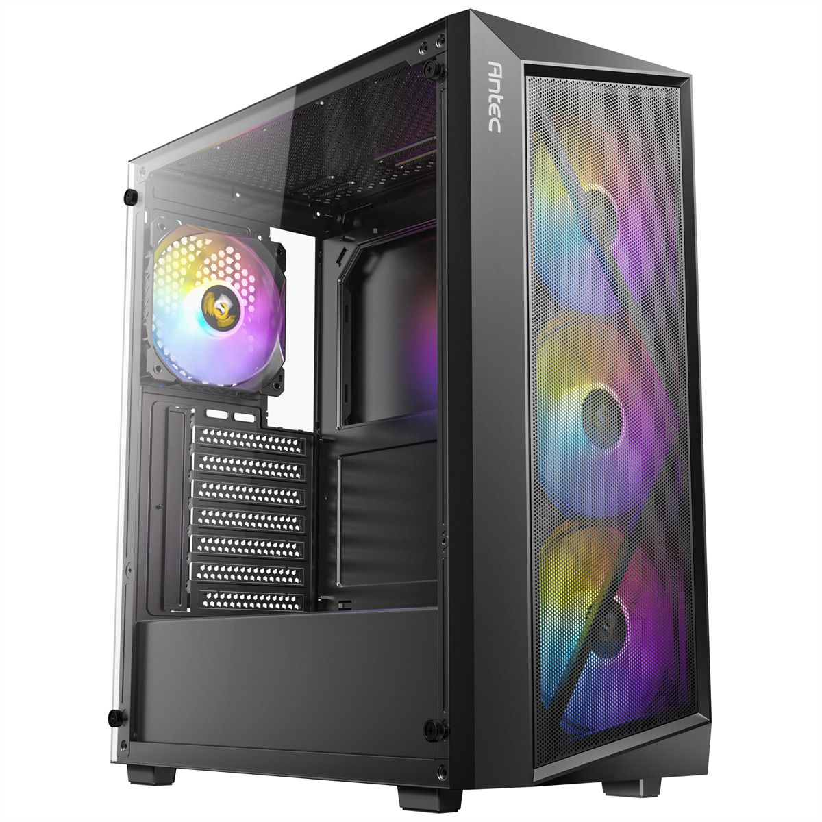ANTEC AX67 ARGB Boîtier PC Midi Tower Gaming ATX, noir