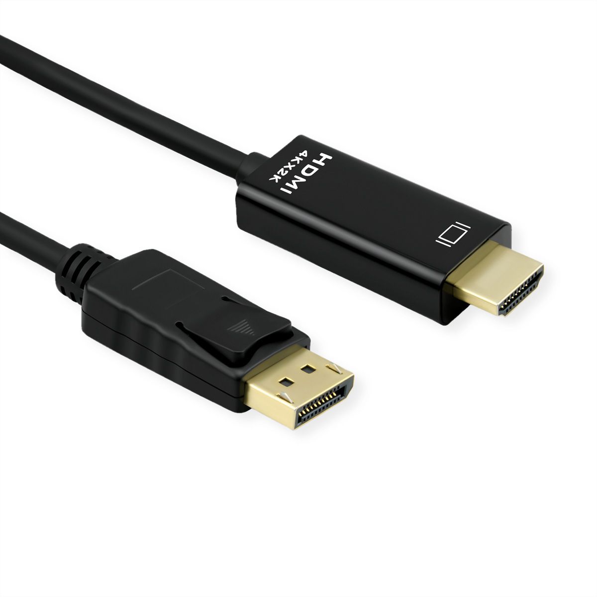 ROLINE Câble DisplayPort DP - UHDTV, Slim, M/M, noir, 1 m