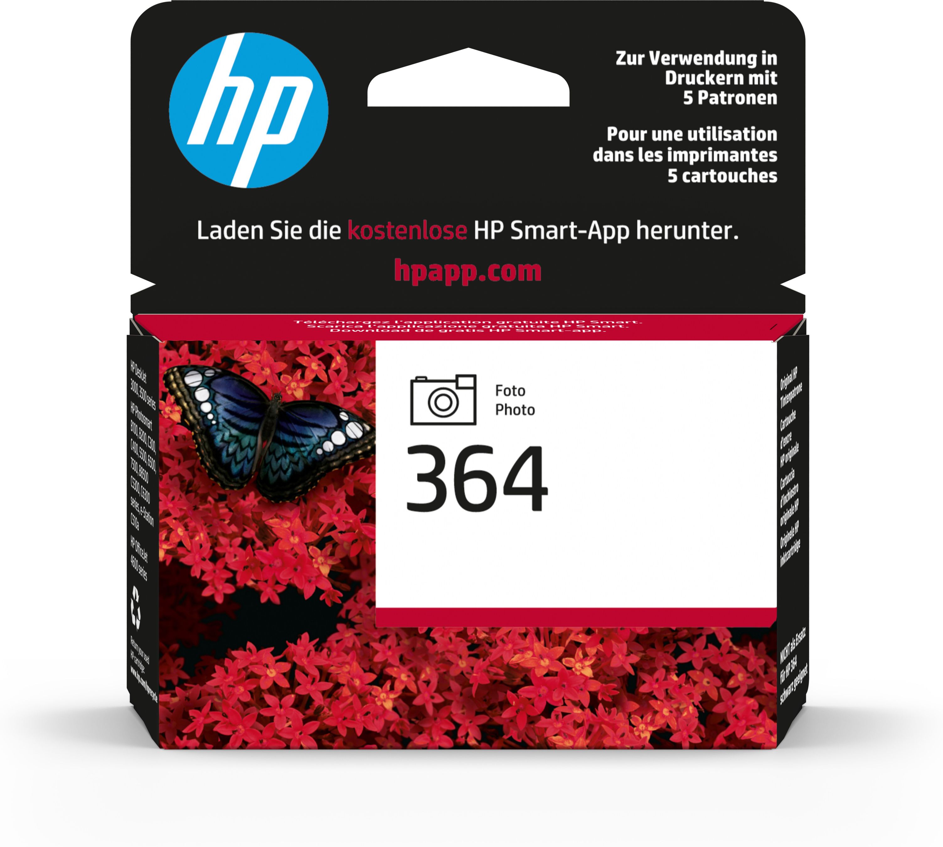 HP 364 cartouche d'encre Original Noir 1 pièce(s)