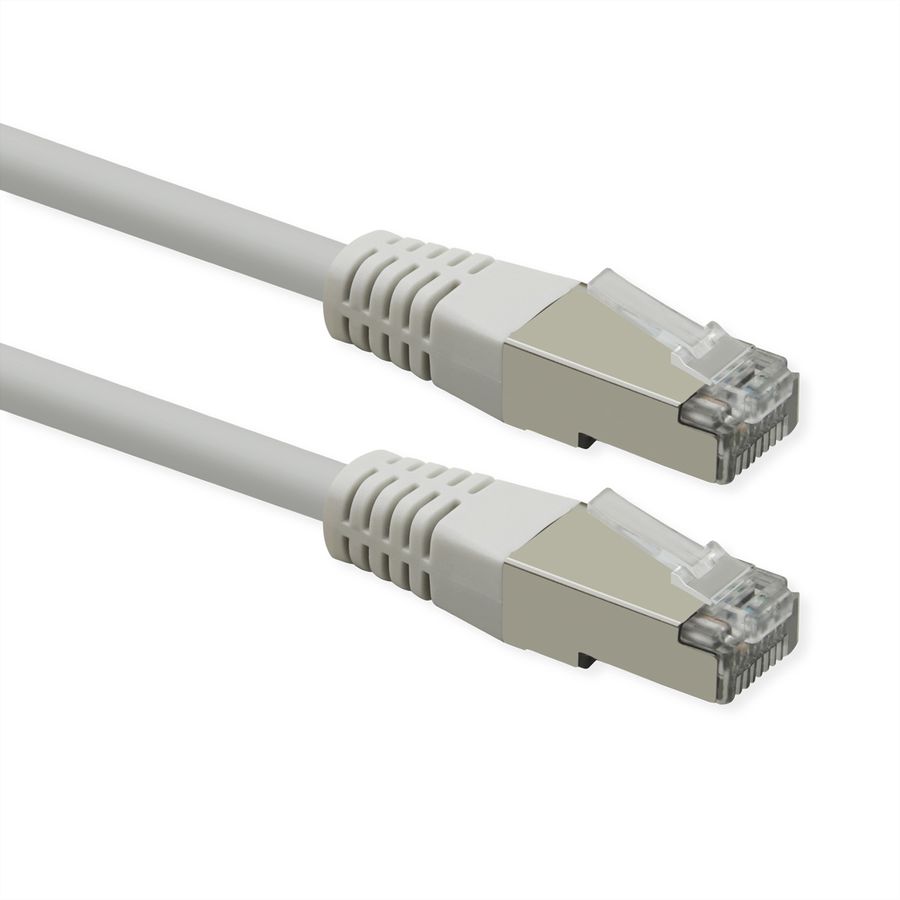 ROLINE Cordon Cat.6 (Classe E), PoE, S/FTP (PiMF) , blanc, 5 m