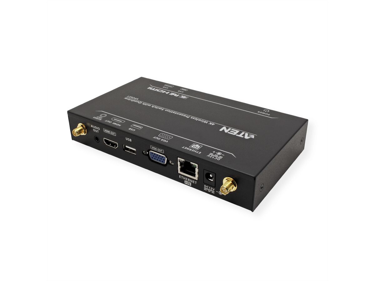 ATEN VP2021 Matrice de présentation sans fil 4K avec quadravision