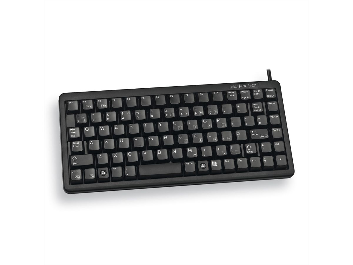 CHERRY G84-4100LCMFR-0 Mini clavier 19", PS/2 - USB, noir