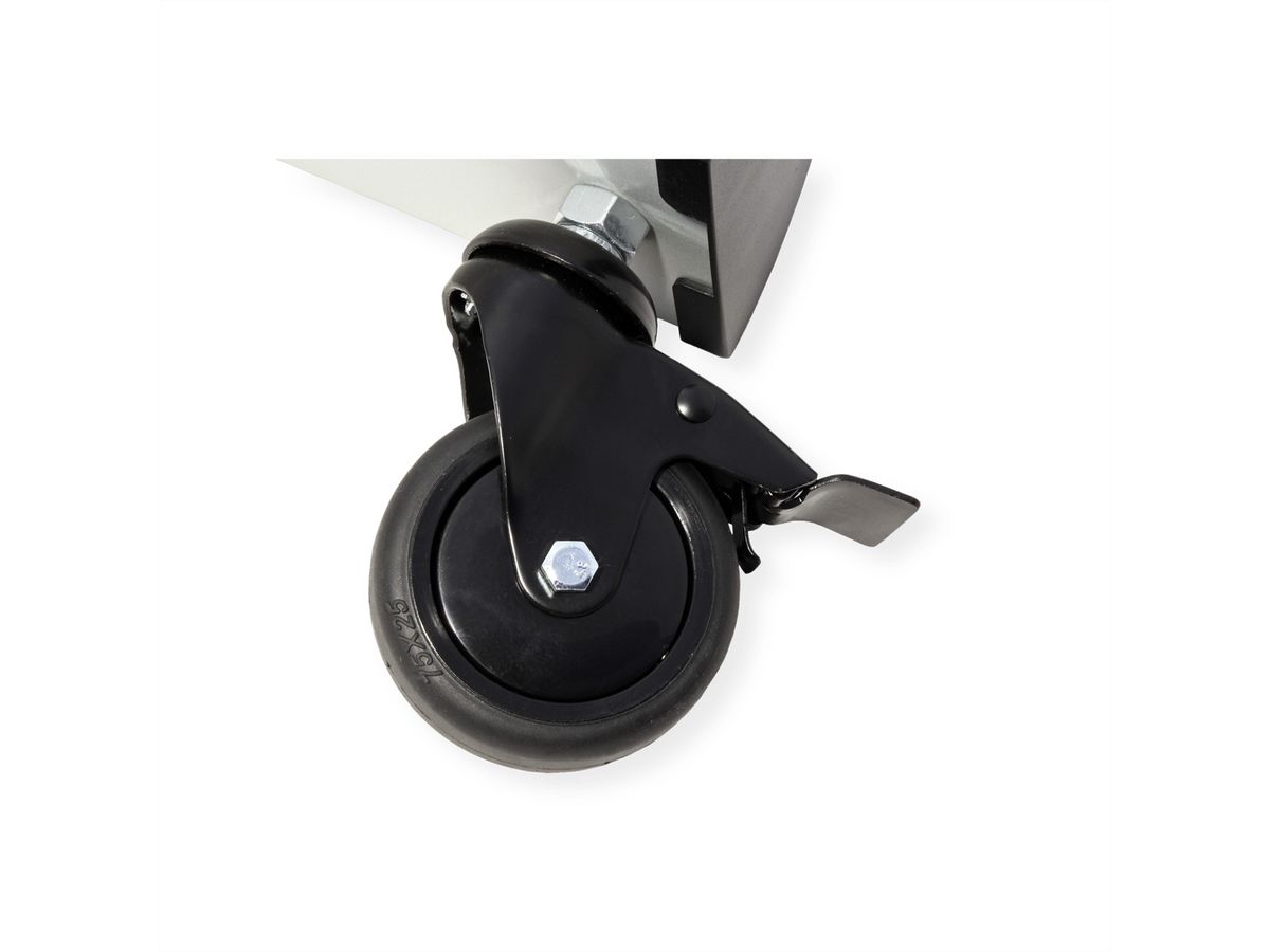 ROLINE Support LCD/TV sur roues, jusqu'à 100kg, argent