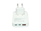 ROLINE Chargeur USB extra plat, avec prise Euro pliable, 65W