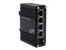 EXSYS EX-62020PoE-SFP Switch Ethernet industriel 4 ports PoE, 1 port 100/1000Fx SFP