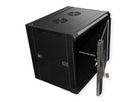 VALUE Armoire murale 9 UH (HxLxP) 505x570x450 mm, noir