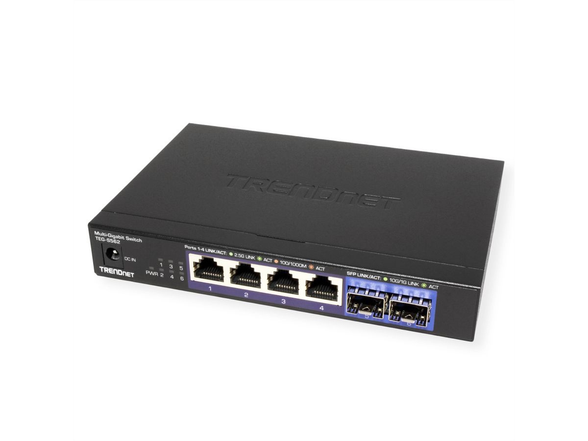 TRENDnet TEG-S562 Switch Multi-Gigabit à 6 ports, non administrable