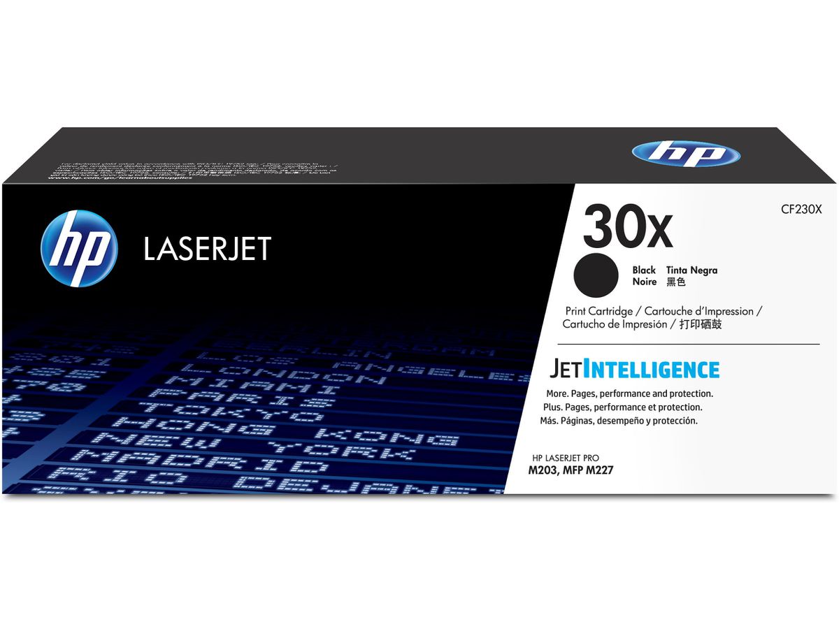HP Cartouche de toner 30X LaserJet noir grande capacité originale