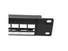 VALUE Panneau de brassage 19" pour keystones, 24 ports, 1U, non-blindé, noir