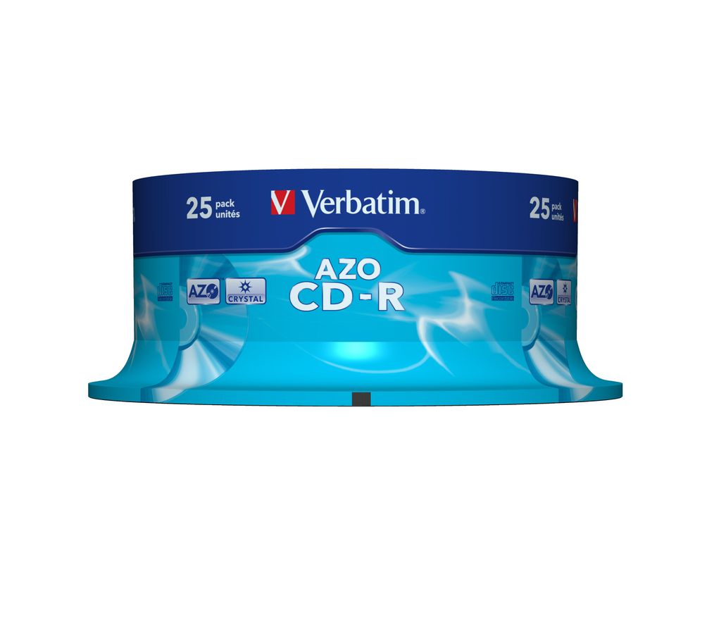 Verbatim CD-R AZO Crystal CD-R AZO 700Mo 25pièce(s)
