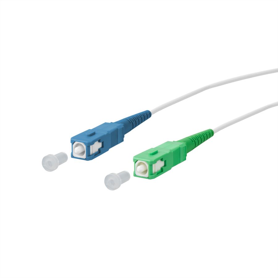 METZ CONNECT OpDAT cordon de brassage, SC-S/SC-S APC OS2, 0,5 m