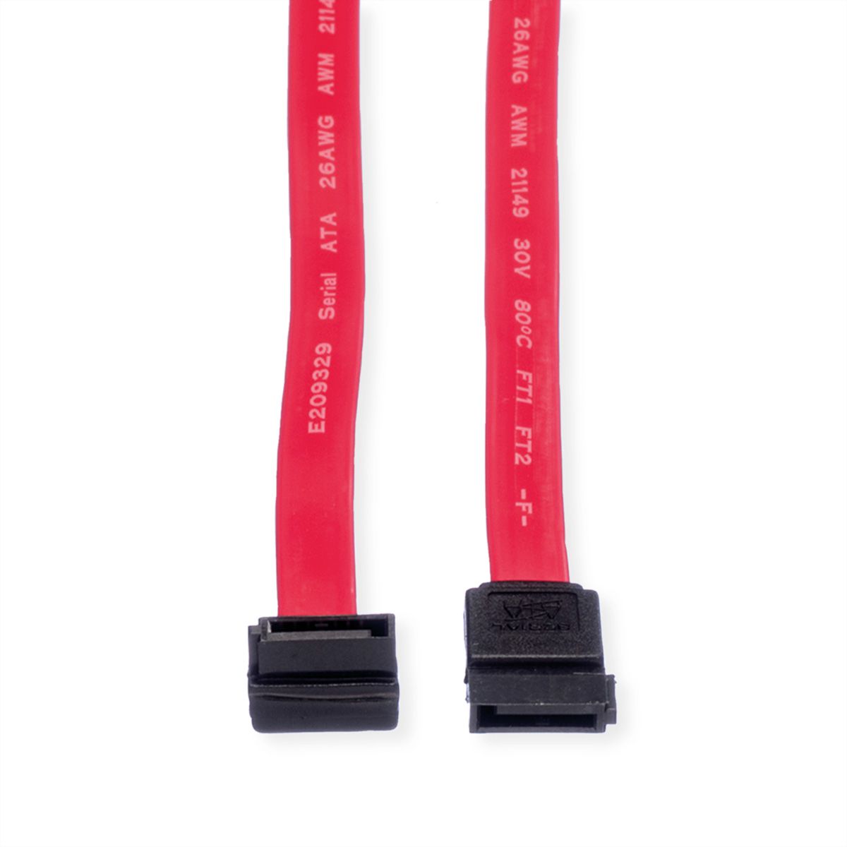 ROLINE Câble SATA 3.0 Gbit/s pour disques durs, coudé, 0,5 m