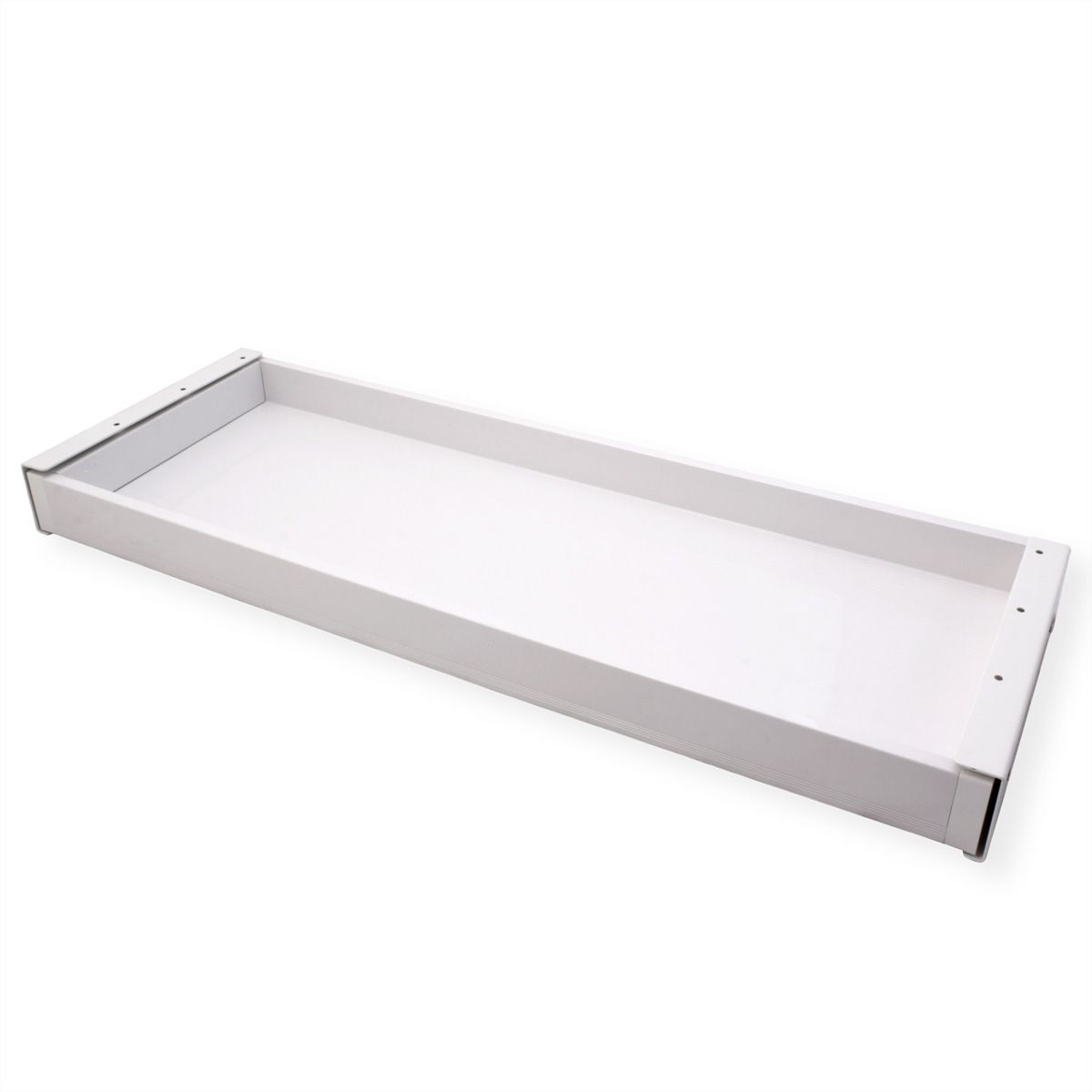 VALUE Tiroir sous bureau ultra-mince, grand modèle, blanc