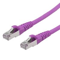 Cordon Cat.6A (Class EA) FTP AWG26, pourpre, 0,3 m