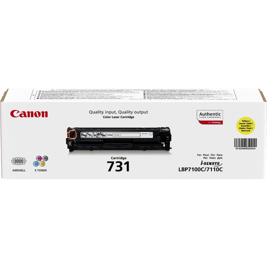 Canon 731 Original Jaune 1 pièce(s)