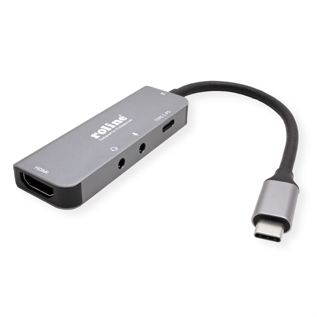 ROLINE Station d'accueil USB type C, HDMI 4K