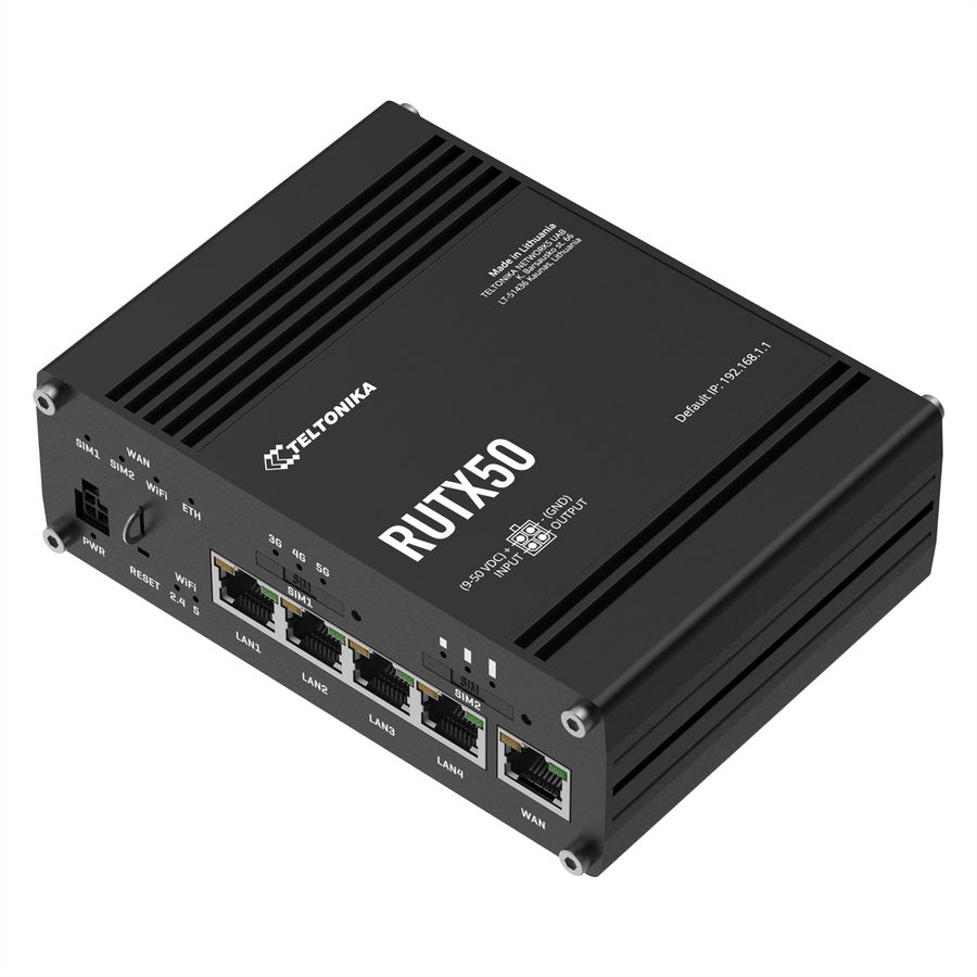 TELTONIKA RUTX50 5G/4G/LTE Routeur industriel