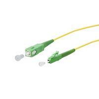 METZ CONNECT OpDAT cordon de brassage, SC-S APC/LC-S APC OS2, 2 m