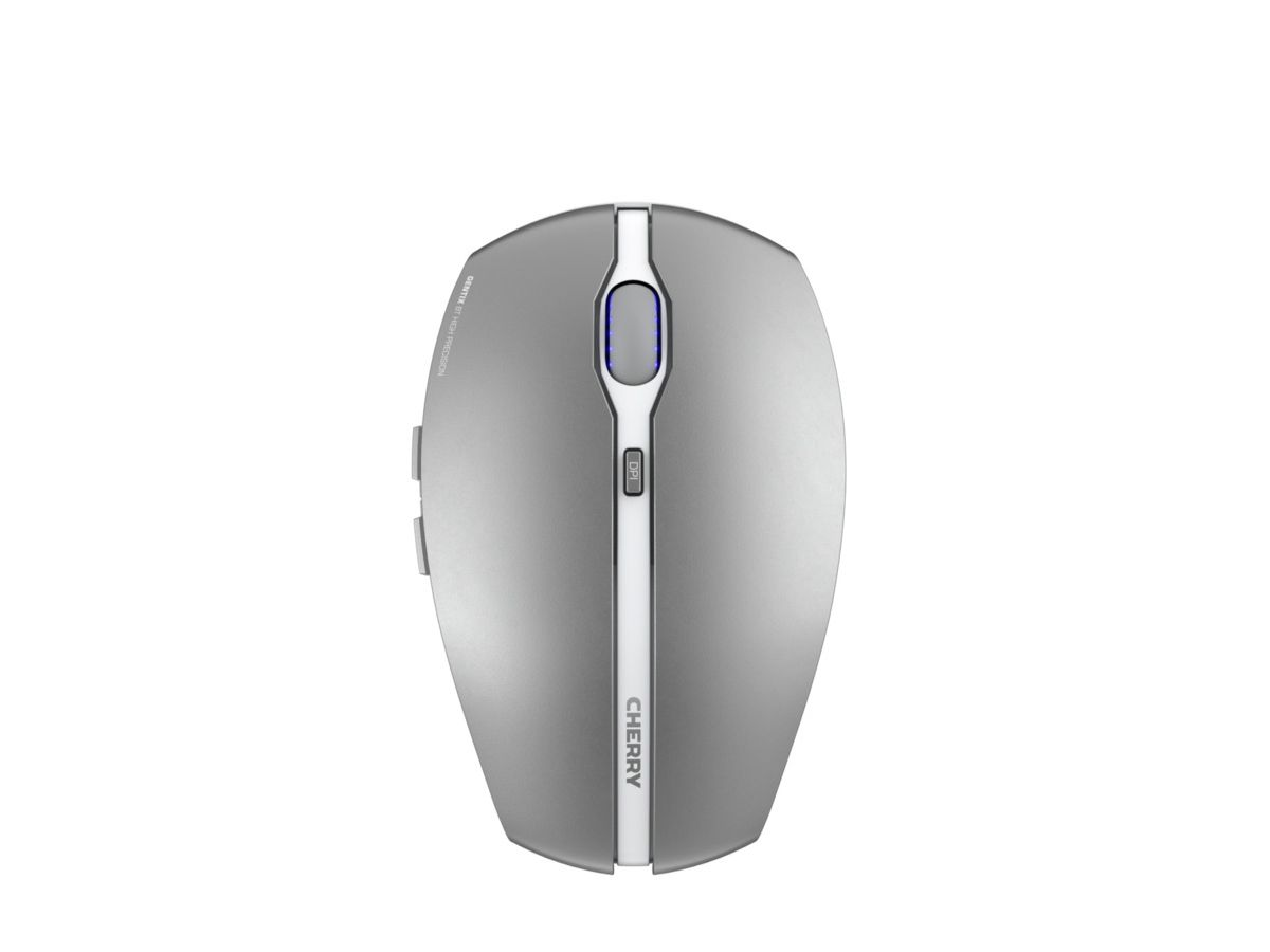 CHERRY GENTIX BT souris Ambidextre Bluetooth Optique 2000 DPI, Argent givré