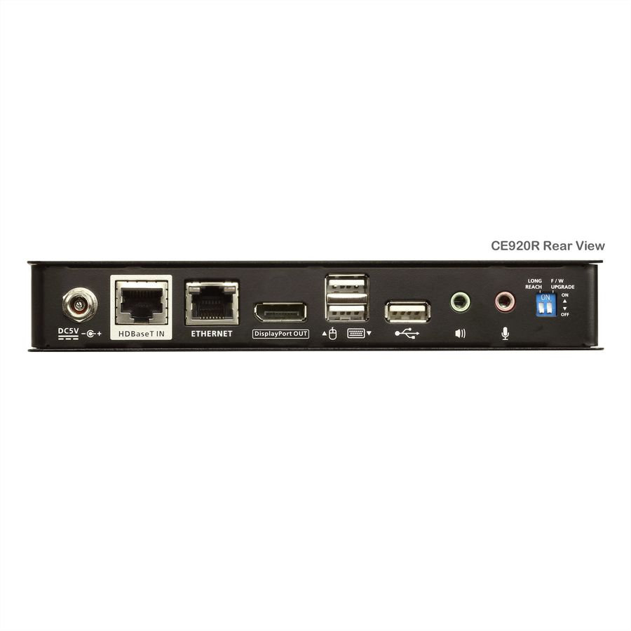 ATEN CE920R Système d'extension KVM USB DisplayPort HDBaseT™ 2.0 (unité distante) (4K à 100 m)