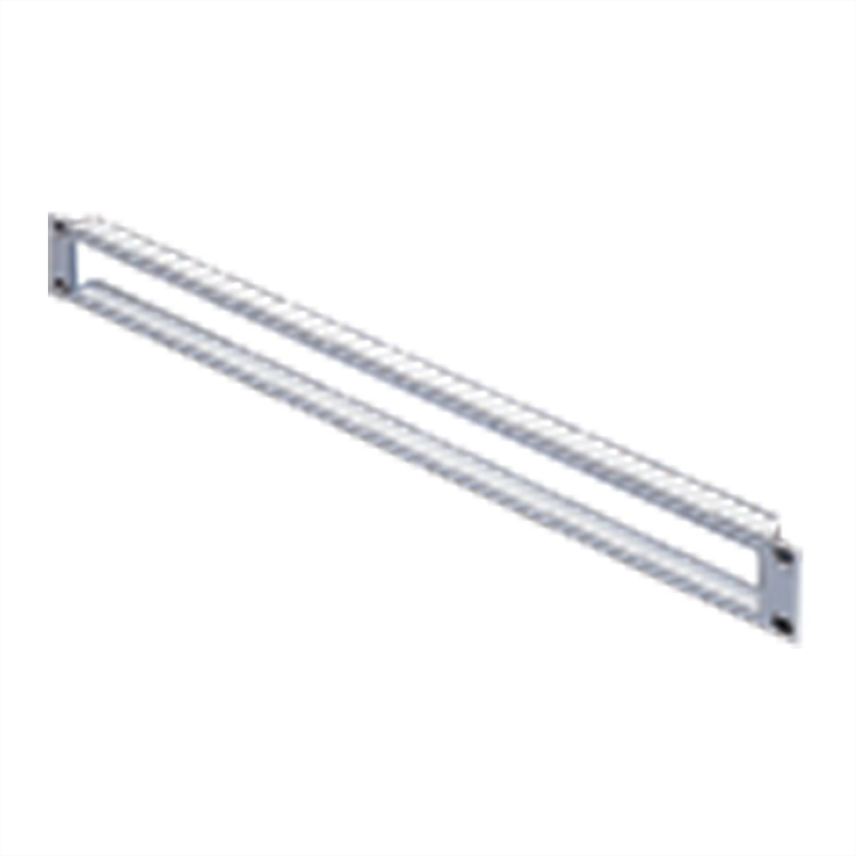 SCHROFF Canalisation de câbles 19", 1 U, 1,5 mm, acier, RAL 7021