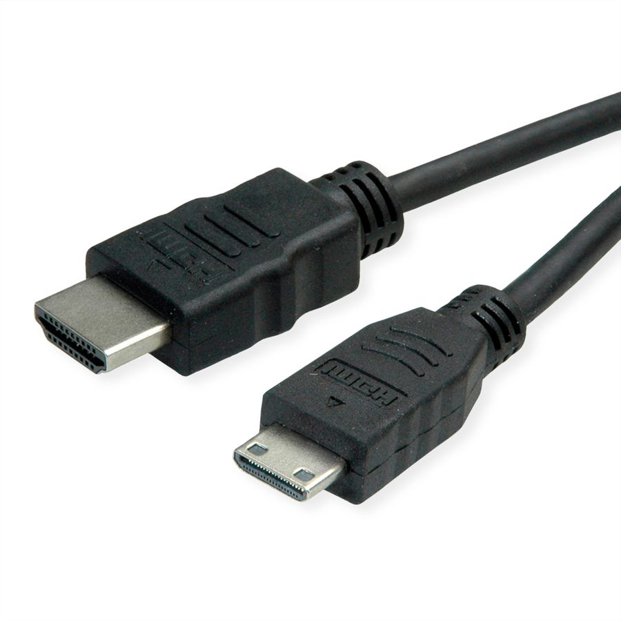 ROLINE GREEN Câble HDMI High Speed avec Ethernet, HDMI M - Mini HDMI M, 2 m