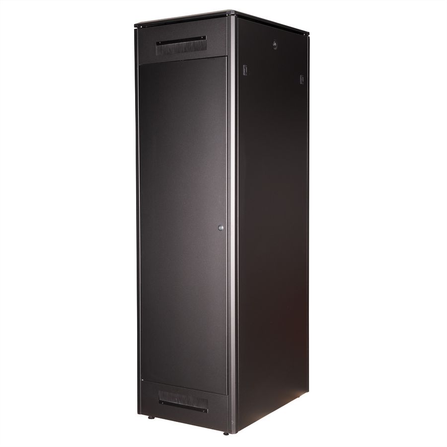 ROLINE 19" Baie réseau Pro 42U, 600x800 LxP Porte verre noir